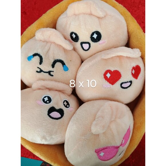 Emotional Support Dumplings Plush Toy Set - Picture 4 of 11